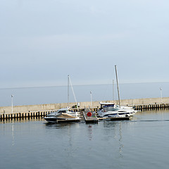 Image showing Sailing boats