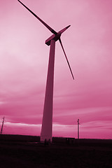 Image showing Wind turbines 