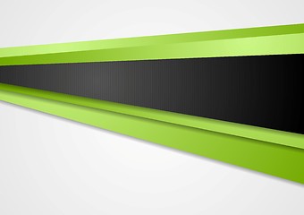 Image showing Abstract green motion background