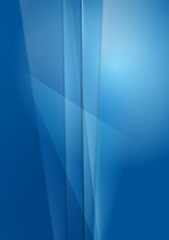 Image showing Bright blue vector background