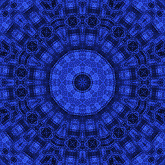 Image showing Blue abstract pattern