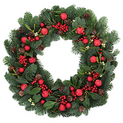 Image showing Christmas Wreath