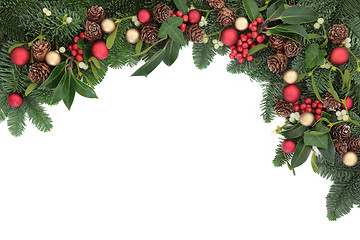 Image showing Seasonal Christmas Border