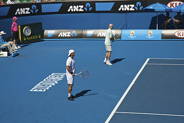Image showing Australian Open Tennis Doubles