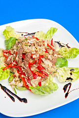 Image showing roast beef salad