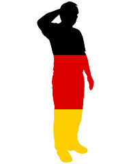 Image showing German Salute