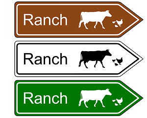 Image showing Sign ranch