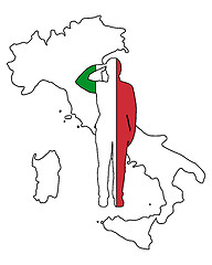 Image showing Italian Salute