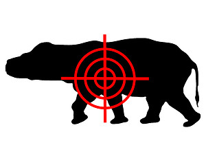 Image showing Hippo crosshair