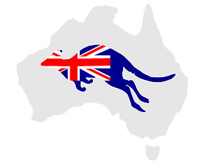 Image showing Australian kangaroo