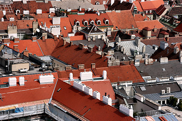 Image showing Vienna roofs