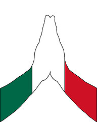 Image showing Mexican praying