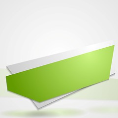 Image showing Abstract vibrant banner sticker