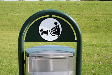 Image showing Dog toilet