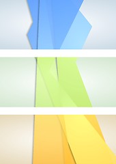 Image showing Abstract corporate banners