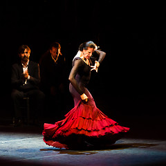 Image showing Maria Pages, spanish flamenco dancer.