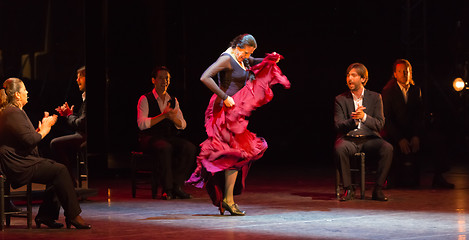 Image showing Maria Pages, spanish flamenco dancer.