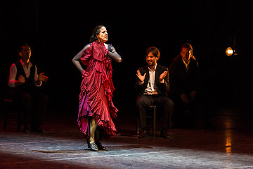 Image showing Maria Pages, spanish flamenco dancer.