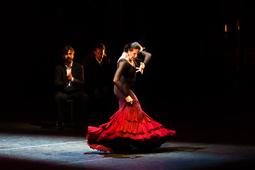 Image showing Maria Pages, spanish flamenco dancer.