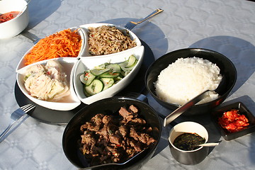 Image showing Korean food