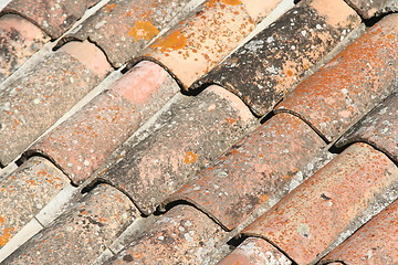 Image showing Ancient Roof tiles