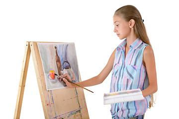 Image showing The young artist