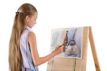 Image showing The young artist