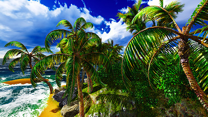 Image showing Paradise on Hawaii Island