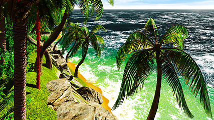 Image showing Paradise on Hawaii Island