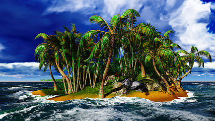 Image showing Paradise on Hawaii Island