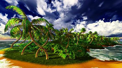 Image showing Paradise on Hawaii Island