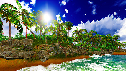 Image showing Paradise on Hawaii Island