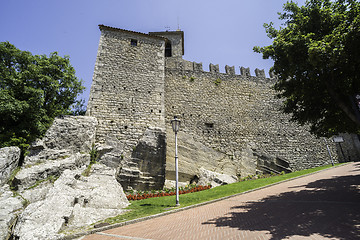 Image showing San Marino castle