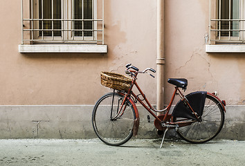 Image showing Old Italian bicycle