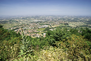 Image showing High view from San Marino