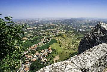 Image showing High view from San Marino
