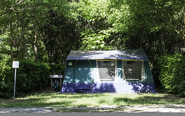 Image showing Tent on campsite