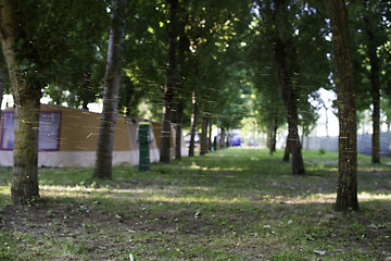 Image showing Tents in camping