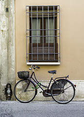 Image showing Old Italian bicycle