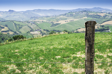 Image showing Italian agriculture village