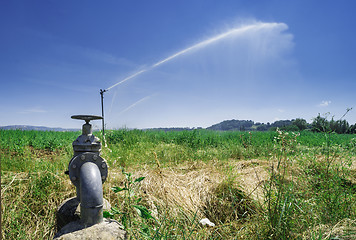 Image showing Agricultural irrigation systems