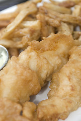 Image showing fish and chips