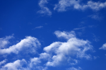 Image showing Blue sky and clouds at nice summer day