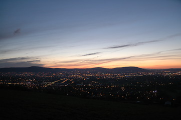 Image showing Sunset Over Belfast