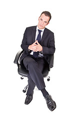 Image showing Businessman on Chair