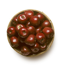 Image showing Basket of Red Delicious Apples