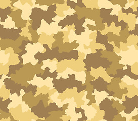 Image showing Desert camouflage seamless pattern 