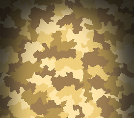 Image showing Desert camouflage pattern from above