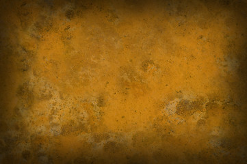 Image showing Rusty grungy background vignetted