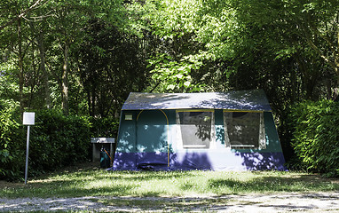 Image showing Tent on campsite